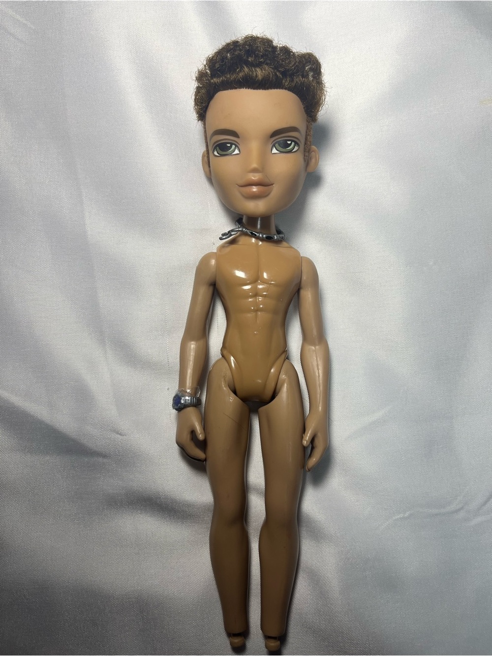 Vintage Bratz Boyz Dylan Formal Funk Doll 2002 Nude w/ Necklace Watch No Shoes